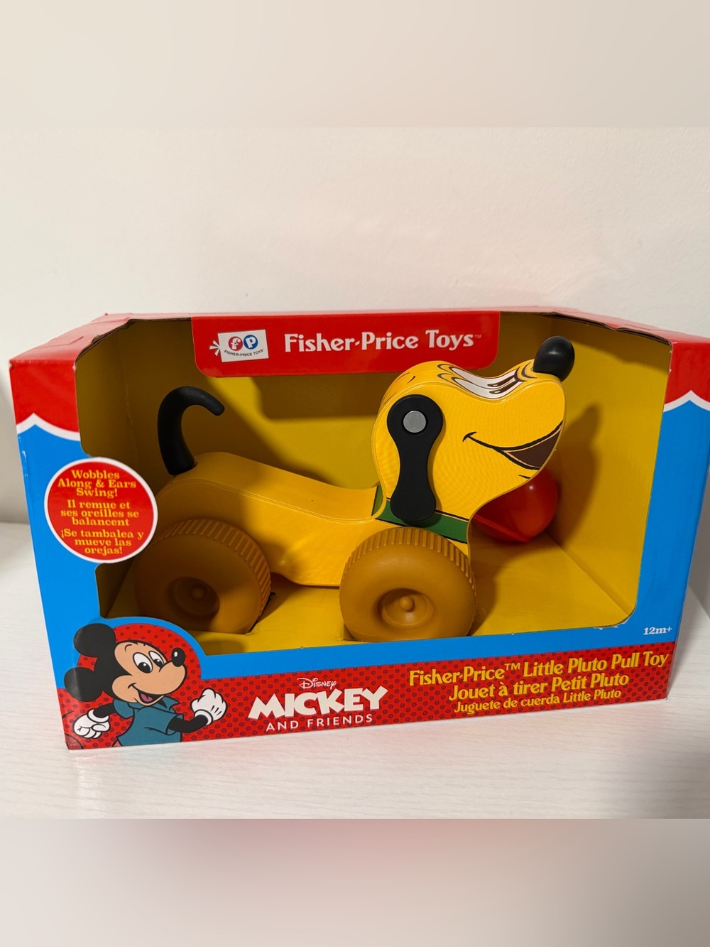 Disney Parks Fisher-Price Mickey and Friends Little Pluto Pull Toy